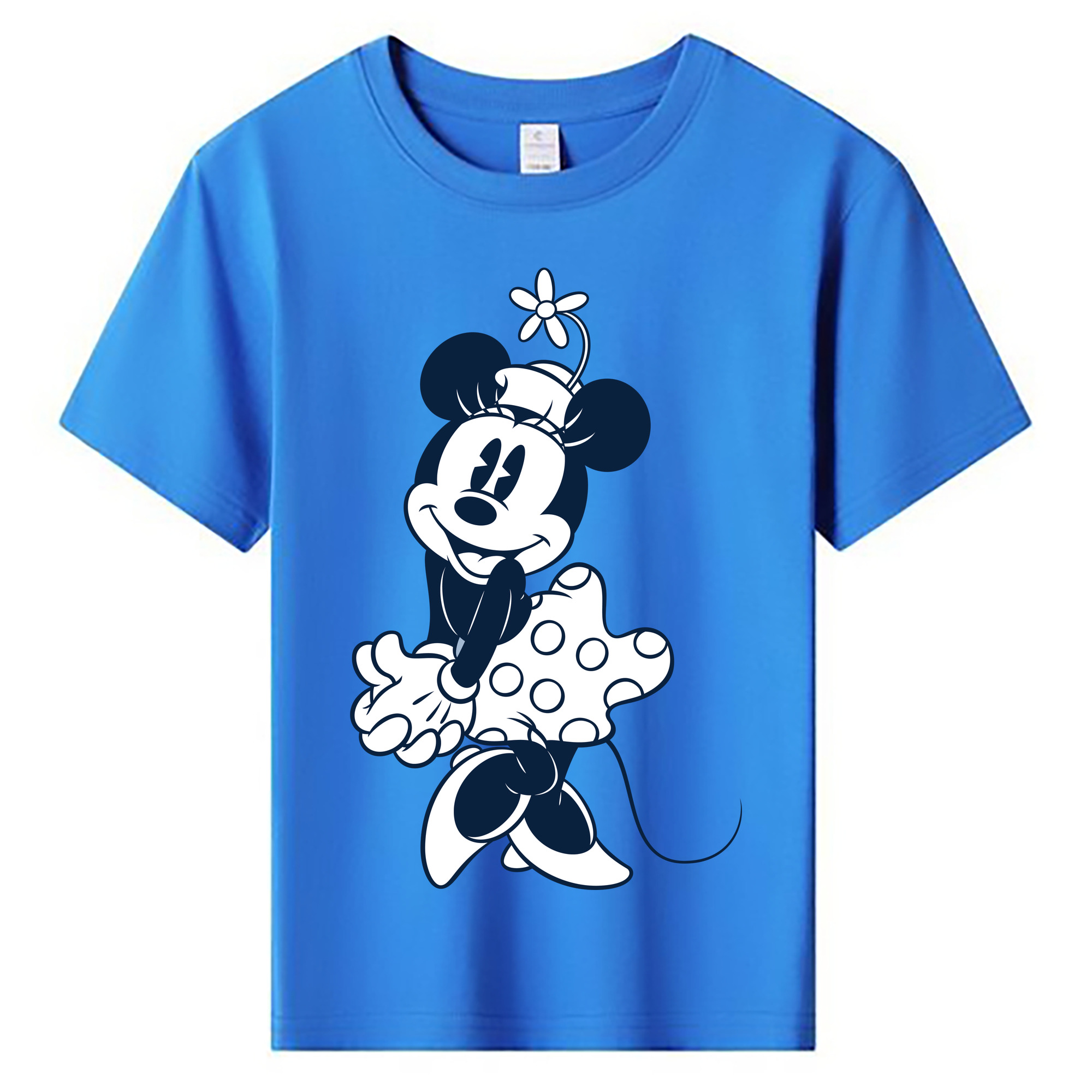 ミッキーマウス Mickey Mouse 綿100％キッズTシャツ（フロントプリント）